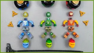 LEGO Ninjago Lloyd Kai Jay Spinjitzu Ninja Training Minifigures