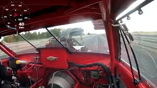 Walle Strobel Doorslammer onboard - Test&Tune Clastres dragway 2021