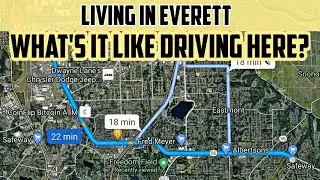 Driving 128th St to Boeing Everett WA SR-96