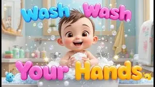 Wash Wash Wash Your Hands | Fun Handwashing Song for Toddlers | Clean & Healthy Habits