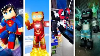 Я протестировал 10 ЛУЧШИХ МОДОВ НА СУПЕРГЕРОЕВ в Minecraft