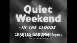 &ldquo; QUIET WEEKEND IN THE CLOUDS &rdquo; 1950s ROYAL AUXILIARY AIR FORCE    DEHAVILLAND DH113 XD26805