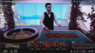 Live Roulette Session on Greek Table. #roulette