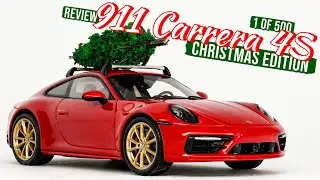 PORSCHE LEIPZIG'S 911 (992) CARRERA 4S CHRISTMAS EDITION! Rare 1/43 scale Spark diecast model car