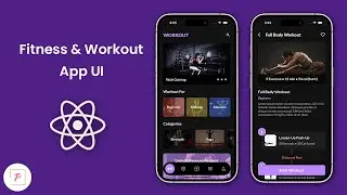 Fitness Workout App UI in React Native (Expo) | FitStart