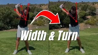 Build Width & Turn in the Backswing with this DRILL