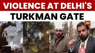 Turkman Gate Violence During MCD Demolition | Cops Injured, 5 Arrested | Turkman Gate Ground Report