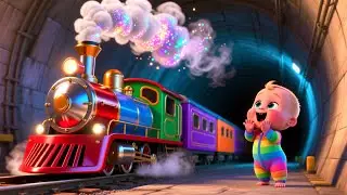 Learn Colors with the Train 🚂🌈 | Fun Colors Song for Kids | Educational Nursery Rhyme
