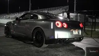 AMS Alpha 12 Nissan GT-R Pump Gas 1/4 mile - Video # 3 - NAGTROC Event at PBIR - Road Test TV &reg;