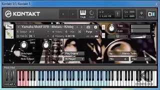 Yamaha Motif XF8 Metal Para Kontakt Kitdepontos.Com.Br