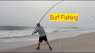 Some Surf Fishing and the Beach - Florida 4K