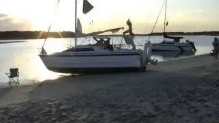 JMGT 2011 MacGregor Sailing Event with 13 Boats Attending!  Little Talbot Island Cont'd