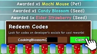 Testing ALL NEW CODES for COOKING UPDATE In Grow a Garden (FREE CANDY BLOSSOM?!)