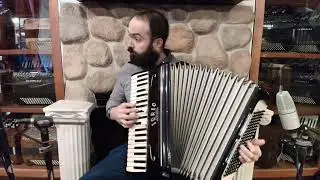 7374 - Black Iorio Philharmonica Double Chamber Piano Accordion LM 41 120 $1199