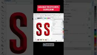 CARA BUAT TEKS EFEK BEVEL DI CORELDRAW | ADHI DESAIN #coreldraw #logo #coreldrawtutorial