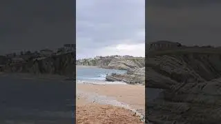 Playa de Portio desde la Playa de Cerrias en Liencres.