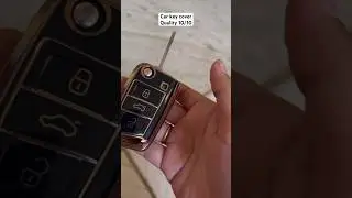 Key Cover Skoda & Volkswagen Cars Slavia | Kushaq | Octavia | Virtus | Taigun |Tiguan,T ROC 3  Black