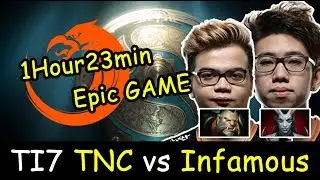 Dota2 The International 2017: TNC Pro Team (Dire) vs Infamous、 (Radiant) highlights
