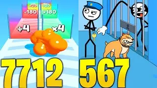 Tall man run VS Thief Puzzle - All Levels SpeedRun Gameplay