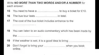 IELTS LISTENING PRACTICE TEST | THE CAREER COVES | TEST 3