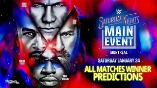 WWE SNME Jan 24 2026 &ndash; Complete Final Match Card & Winner Predictions | Road to Royal Rumble