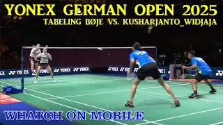 YONEX German Open 2025 (finals) Tabeling - B&oslash;je vs. Kusharjanto_Widjaja