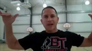 Basketball Offensive Move (between the legs)