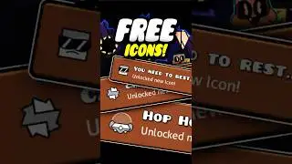 This Level Gives You Free Icons! #geometrydash