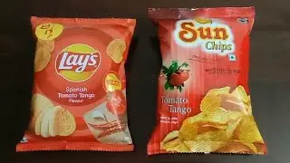 🍅🤔Indian Lays VS Bangladeshi Sun Chips Tomato Tango flavor review