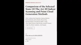 Comparison of the Selected State-Of-The-Art 3D Indoor Scanning and Point Cloud Genera... | RTCL.TV