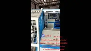 Plastic PET PP PE rope making twisting machine with recycled PET bottle flakes