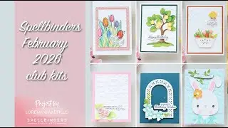 🌸 Клубы Spellbinders, февраль 2026 | 6 проектов по созданию карточных игр