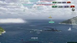 world of battle ships getting a win with the USS CHESTER