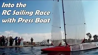 CVP - In to the RC Sailing Race of Marblehead Class with Press Boat