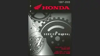 Honda VT 1100 C Shadow Spirit 1997-2007 Service Workshop Repair Manual Download PDF