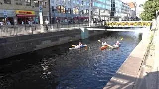 Tre paddlare i G&ouml;teborg 2020