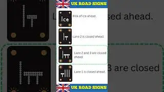 Motorway Signals Motor conditions Explained  #ukdrivingtest #motorway #ukdrivingtheory