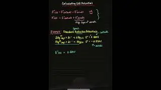 Calculating Standard Cell Potential ⚡️💡(AP Chem Unit 9)