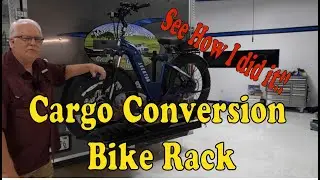 Cargo Trailer Conversion Rear Bike Rack!