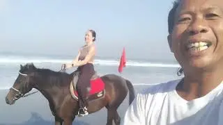 Reincarnation of@Luckykuke002 Guiding Rider's from New Zealand on the SeminyakBeach 🤠