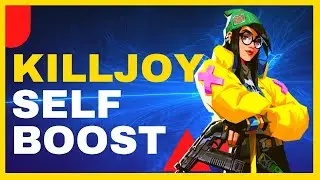 How to Self-Boost with Killjoy's Turret on Ascent, Bind and Split ?