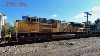 HOT OFF THE PRESS! A Very Short NS-11Z Train with Union Pacific Power at Hudson Pa. August 27 2022