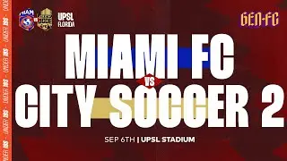 Full Match Highlights ⚡ Miami FC U19 vs City Soccer II U19 | Gen-FC