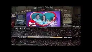 The Best Kiss Cam Surprise Proposal at Astros/Rangers Baseball Game... 05/20/2012.