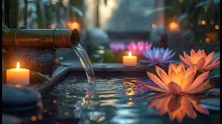 Peaceful Sleep Music with Water & Rain 🌧️ Insomnia Relief | Live 24/7