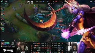KERIA SORAKA IS SO CLEAN T1 VS EDG 2022 LEAGUE OF LEGENDS