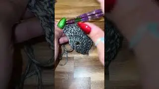Урок по вязанию крючком полумесяца (мотив) #схемывязания