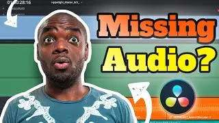 Fix missing audio waves in DaVinci Resolve
