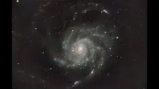 M101: Pinwheel Galaxy with SkyMAX180 and ASi294MC Pro.  Live Stack and Image Processing