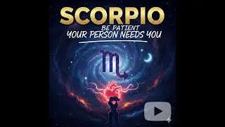 SCORPIO   BE PATIENT YOUR PERSON NEEDS YOU